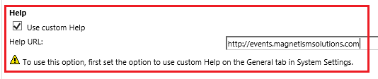 Microsoft Dynamics CRM 2015 Custom Help