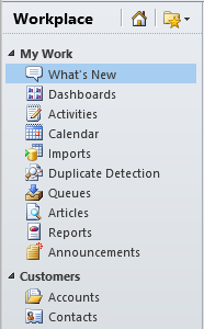 User Interface Changes in Dynamics CRM 2011