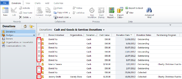 Microsoft Dynamics CRM Managing Donations 