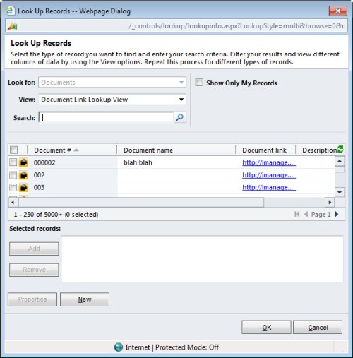 Passing Extra Parameters for Filter when Adding Existing Record